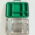Bare Box | 5-Compartment Stainless Steel Bento Lunch Box | Top-mounted Latch - Bare Ware