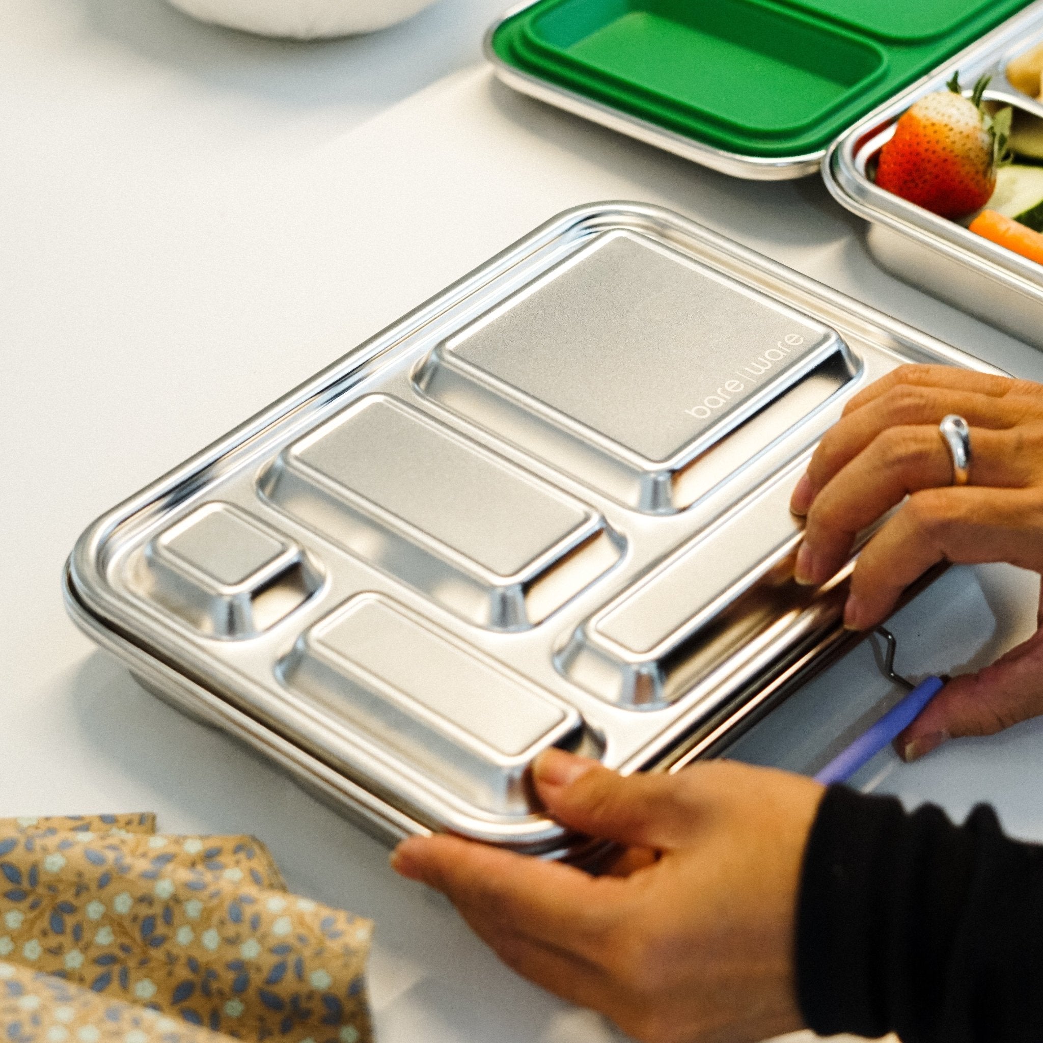 The Bare Box: 5 - Compartment Lunch Box - Bare Ware
